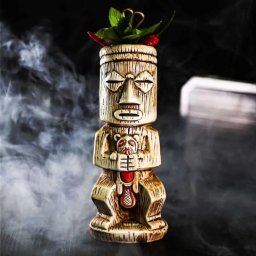Pohar na mísané nápoje (koktejly) karamicky - Tiki Samif s kapacitou 450 ml