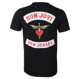 tričko pánské Bon Jovi - New Jersey Dagger - Black - 51158000