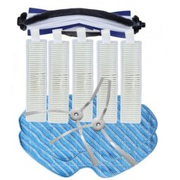 10ks HEPA filtry, kartáče a mopy pro ROWENTA S60 X-Plorer sada