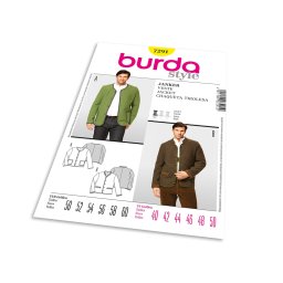 Střih Burda 7291 - Pánské krojové sako