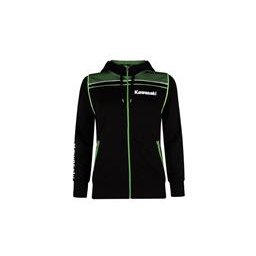 Kawasaki SPORTS mikina s kapucí černá -L