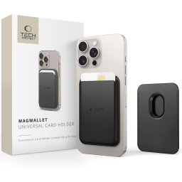 Tech-Protect MagWallet Univerzální MagSafe peněženka - Černá