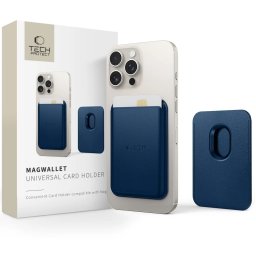 Tech-Protect MagWallet Univerzální MagSafe peněženka - Modrá