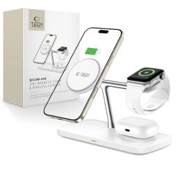 Tech-Protect QI15W-A45 3v1 - Bílá