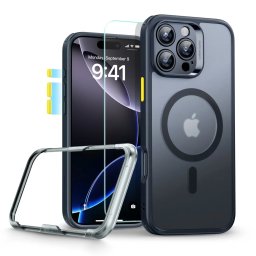 ESR Classic Pro Set HaloLock MagSafe iPhone 16 Pro Max - Frosted Black
