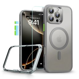 ESR Classic Pro Set HaloLock MagSafe iPhone 16 Pro Max - Frosted Grey