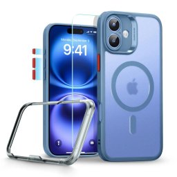 ESR Classic Pro Set HaloLock MagSafe iPhone 16 - Frosted Blue