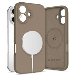 Tech-Protect Liquid Silicone MagSafe iPhone 16 - Chocolate Brown