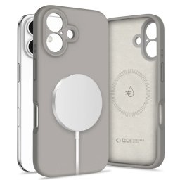 Tech-Protect Liquid Silicone MagSafe iPhone 16 - Stone Grey