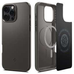 Spigen Thin Fit MagFit MagSafe iPhone 16 Pro - GUNMETAL