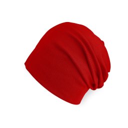 Bavlněná čepice / nákrčník unisex, barva 57 červená čepice