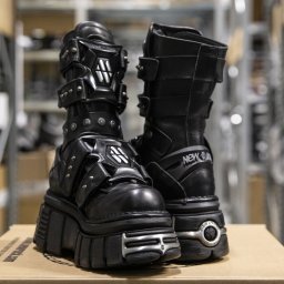 boty NEW ROCK - CRUST NEGRO, TOWER - M.MET422-S1