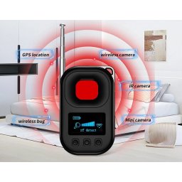 Detektor skrytých kamer a GPS zařízení kompaktní přenosný - WIFI skener RF signálu