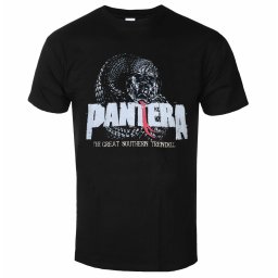 tričko pánské Pantera - Snake Logo - Black - ROCK OFF - PANTS27MB