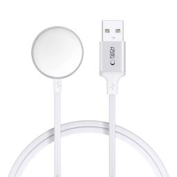 Tech-Protect Ultraboost MC02 USB-A Magnetický nabíjecí kabel Apple Watch 1m bílý
