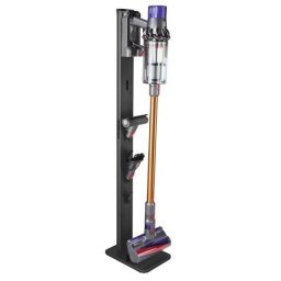 Stojan k uložení tyčového vysavače a příslušenství - 128 cm, volně stojící, BLACK