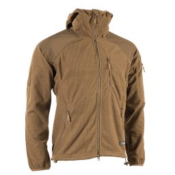 Mikina zip s kapucí fleece DELTA COYOTE vel. L