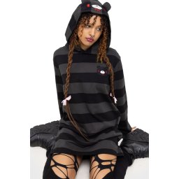 šaty dámské KILLSTAR x GLOOMY the Naughty Grizzly - Harajuku - Black - KSRA010717