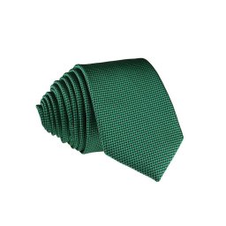 Pánská zelená vzorovaná slim kravata - 6 cm