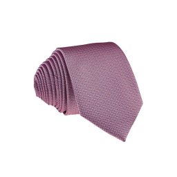 Pánská růžová vzorovaná slim kravata - 6 cm