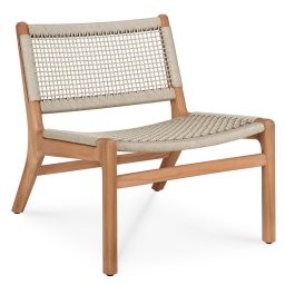 Ethnicraft designová zahradní křesla Jack Woven Outdoor Lounge Chair