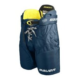 Hokejové kalhoty Bauer Supreme Mach YTH (1061916) tmavě modrá YTH L = výška postavy 117- 135cm