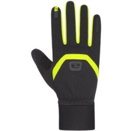 Etape – rukavice PEAK 2.0 WS+, černá/žlutá fluo - M