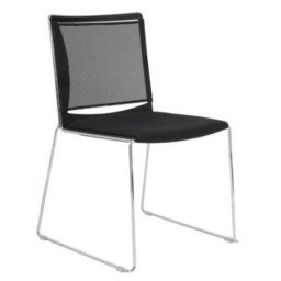 Židle FILO síť s plastovým sedákem