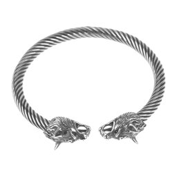 náramek Viking Double Wolf - SSG-009 Small