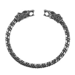 náramek Double Wolf Head - SSG-041