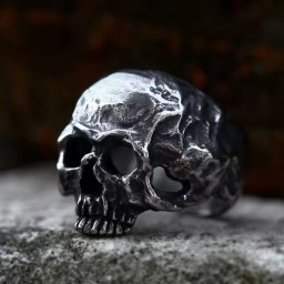 prsten Ghost Head Skull - SS8-1227R