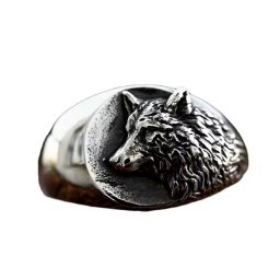prsten Wolf Head - SS8-1088R