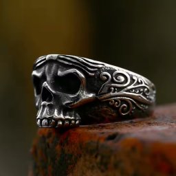 prsten Punk Gothic - SS8-1114R