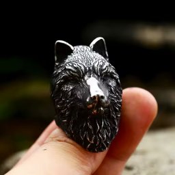 prsten Viking Wolf - SS8-820R