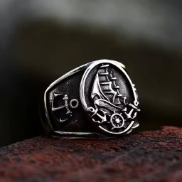 prsten Viking Anchor - SS8-1032R