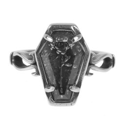 prsten Coffin With Flower - DZJZ032 clear