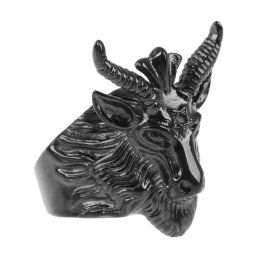 prsten Baphomet - SS8-182R Black