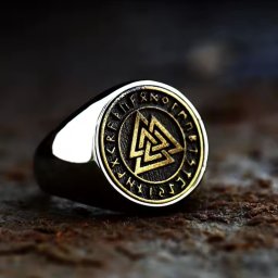 prsten Viking Gold Retro - SS8-362R