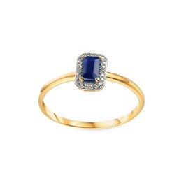 Safírový prsten 0,34 ct s diamanty Irma IZBR582Z
