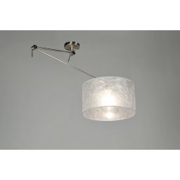 Závěsné designové svítidlo nad stůl Snap Light Silver Look