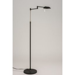 Stojací designová LED lampa se stmívačem Falco Black