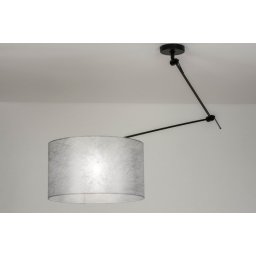 Závěsné designové svítidlo nad stůl Snap Light Silver and Black