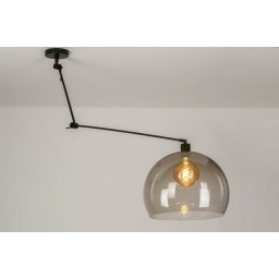 Závěsné designové svítidlo nad stůl Snap Light K Bottle and Black