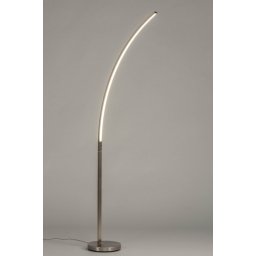 Stojací designová LED lampa se stmívačem Silver Ferdinand