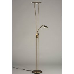 Stojací lampa se čtecí lampičkou a stmívačem Crayne Bronse Viante