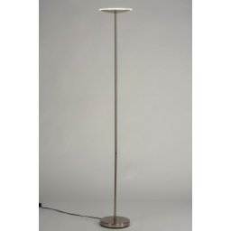 Stojací designová LED lampa se stmívačem Opus Silver