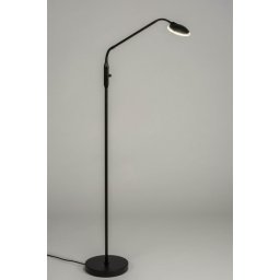Stojací designová LED lampa se stmívačem Ellena Black