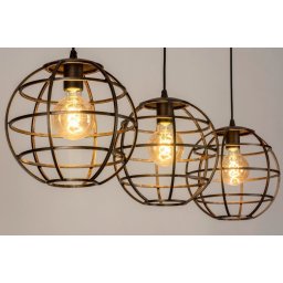 Závěsné designové svítidlo nad stůl Auron Industry Trio