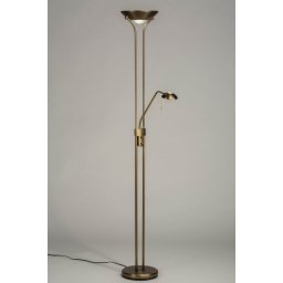 Stojací lampa se čtecí lampičkou a stmívačem Crayne Bronse