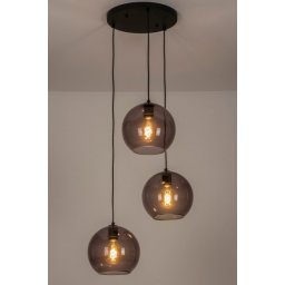 Závěsné designové skleněné svítidlo do obýváku Prisma Trio Centauro